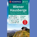 Wiener Hausberge, Schneeberg, Rax.<BR>Zestaw 2 map turystycznych 1:25 000.