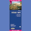 Wietnam Północny (Vietnam Nord). Mapa drogowa 1:600 000.