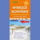 Wybrzeże Słowińskie. Słowiński Park Narodowy. Mapa turystyczna 1:55 000 laminowana.