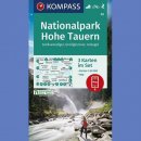 Wysokie Taury (Hohe Tauern) <BR>Zestaw 3 map turystycznych 1:50 000