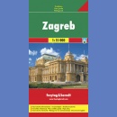 Zagrzeb (Zagreb). Plan 1:15 000.